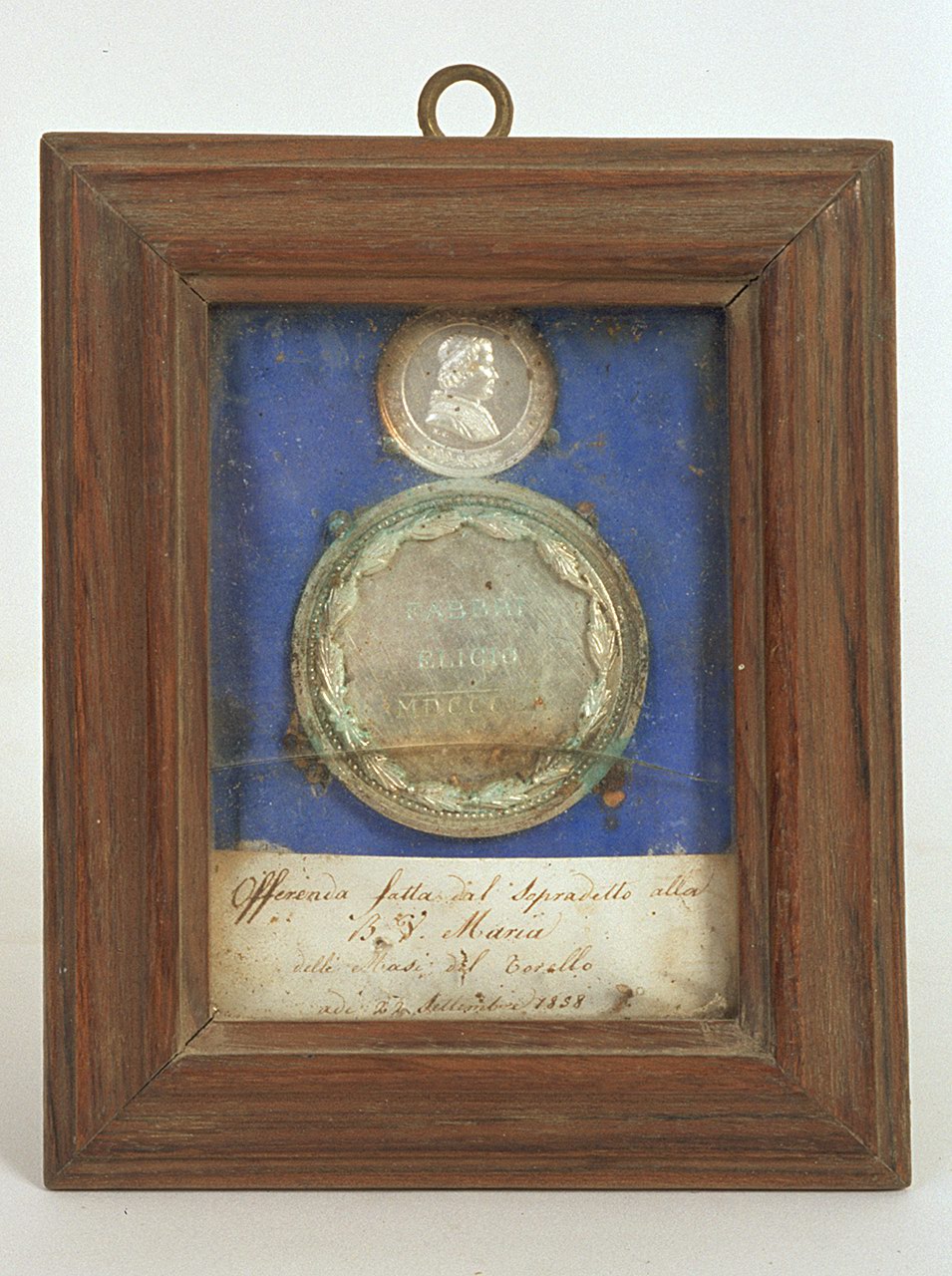 ex voto - manifattura ferrarese (sec. XIX)