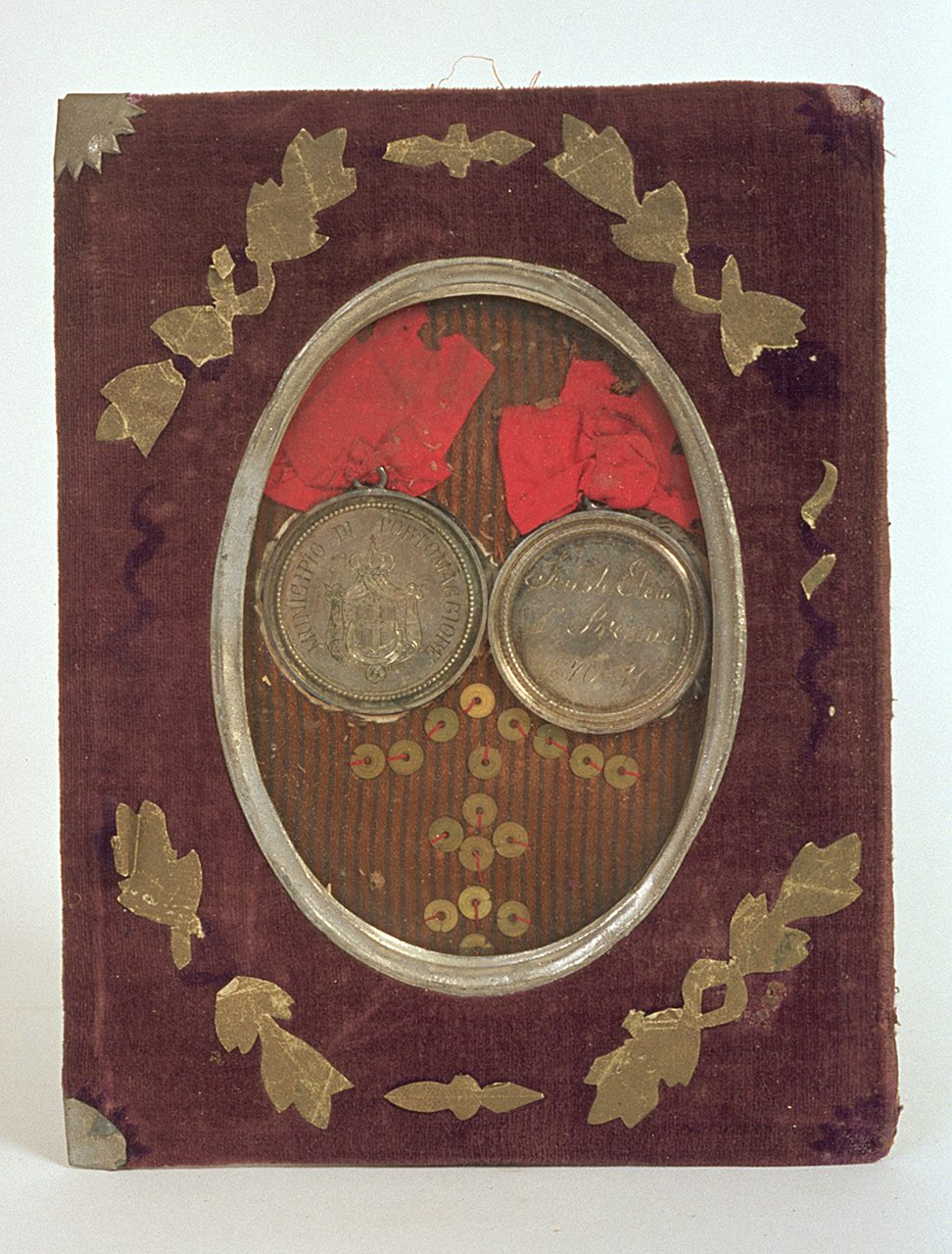 ex voto - manifattura ferrarese (sec. XIX)