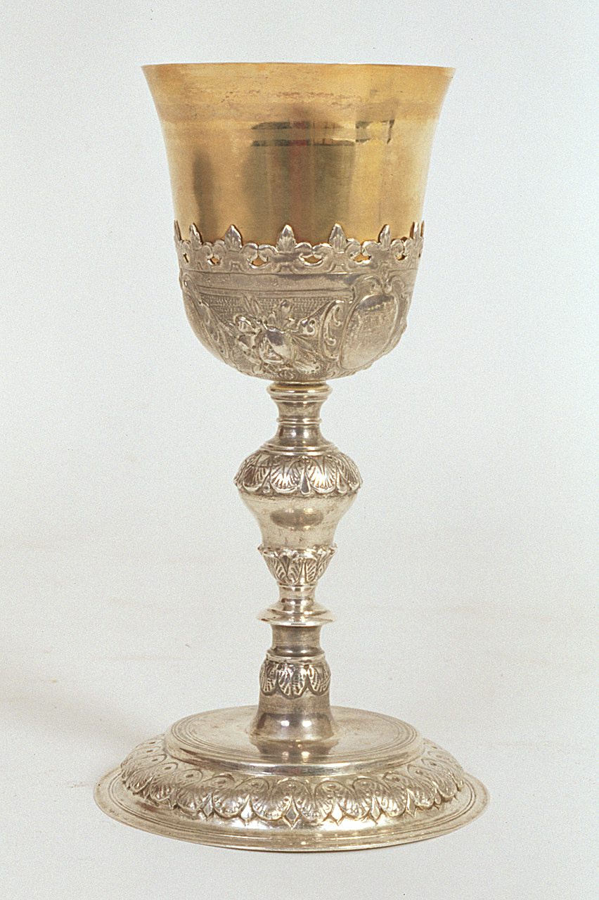 calice - manifattura ferrarese (ultimo quarto sec. XVII)