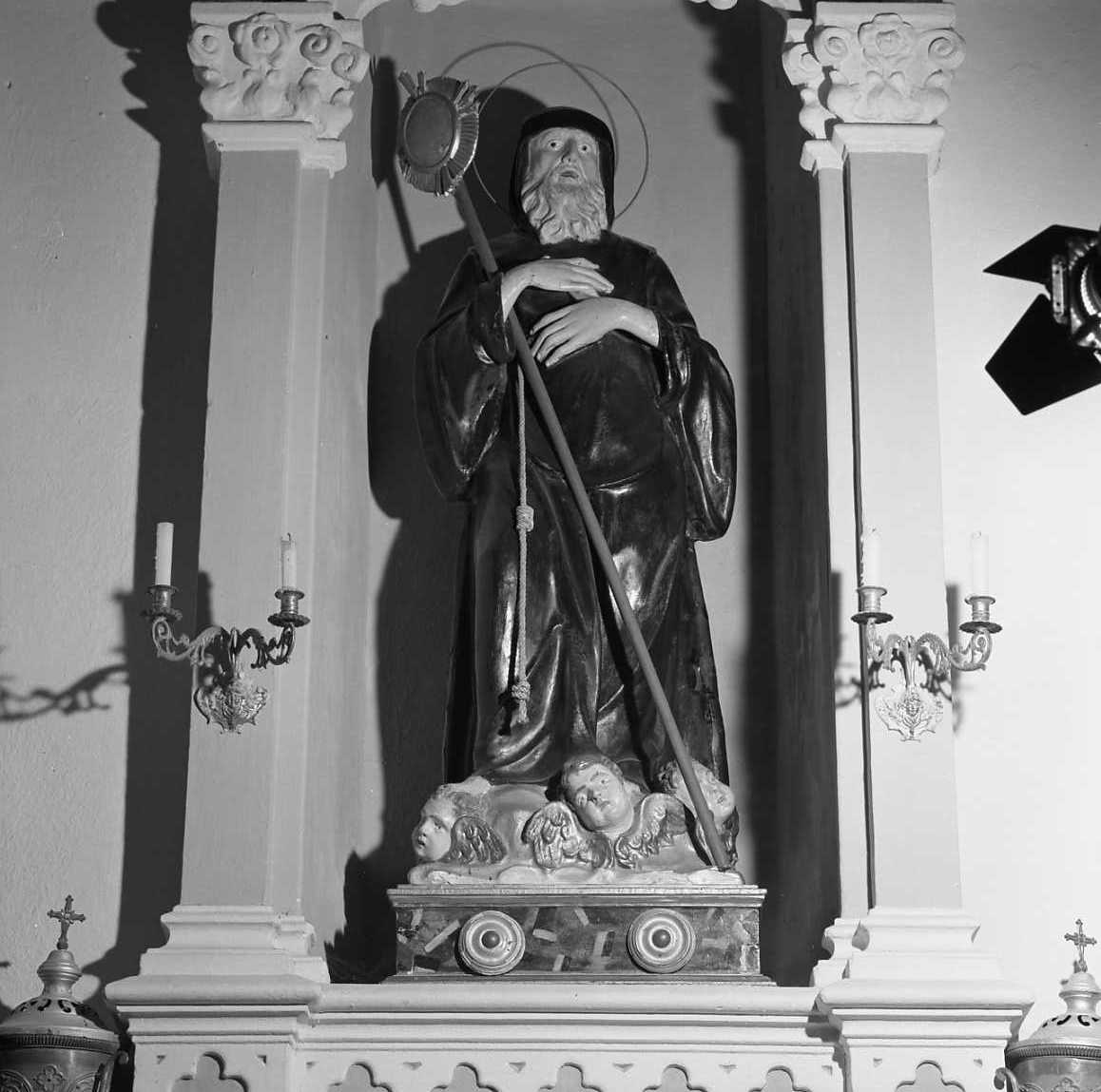San Francesco di Paola (statua) - bottega faentina (inizio sec. XX)