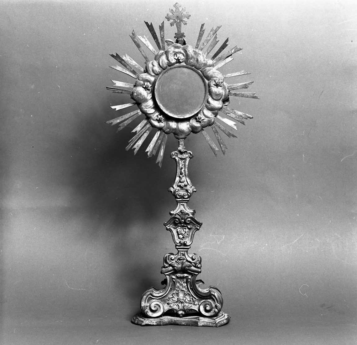 ostensorio - a raggiera - bottega emiliana (fine sec. XVIII)