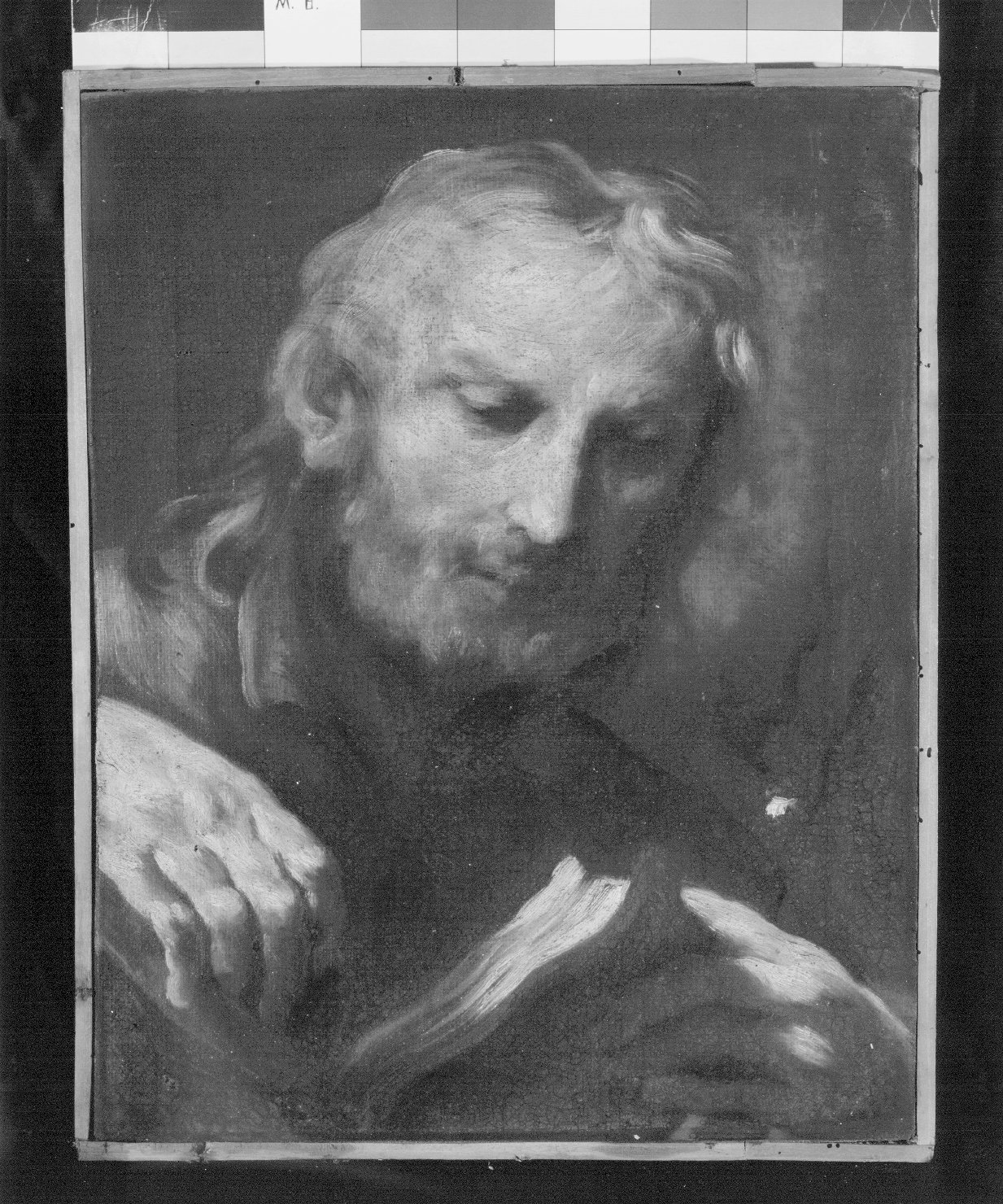 uomo che legge un libro (dipinto) di Crespi Giuseppe Maria detto Spagnolo (sec. XVIII)