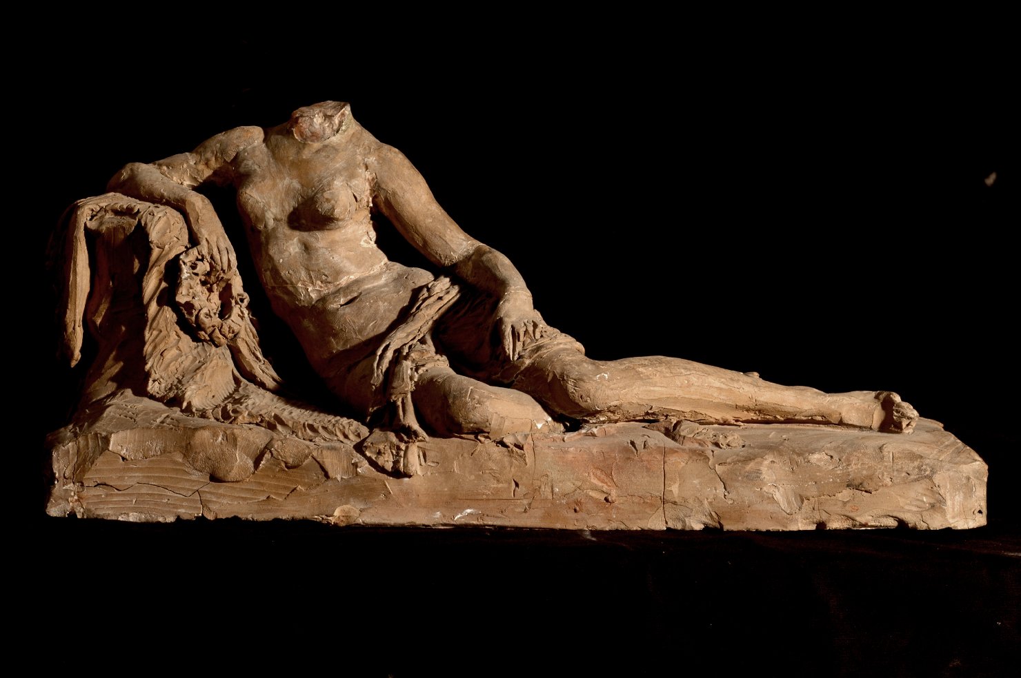 figura femminile (scultura) di Baruzzi Cincinnato (sec. XIX)