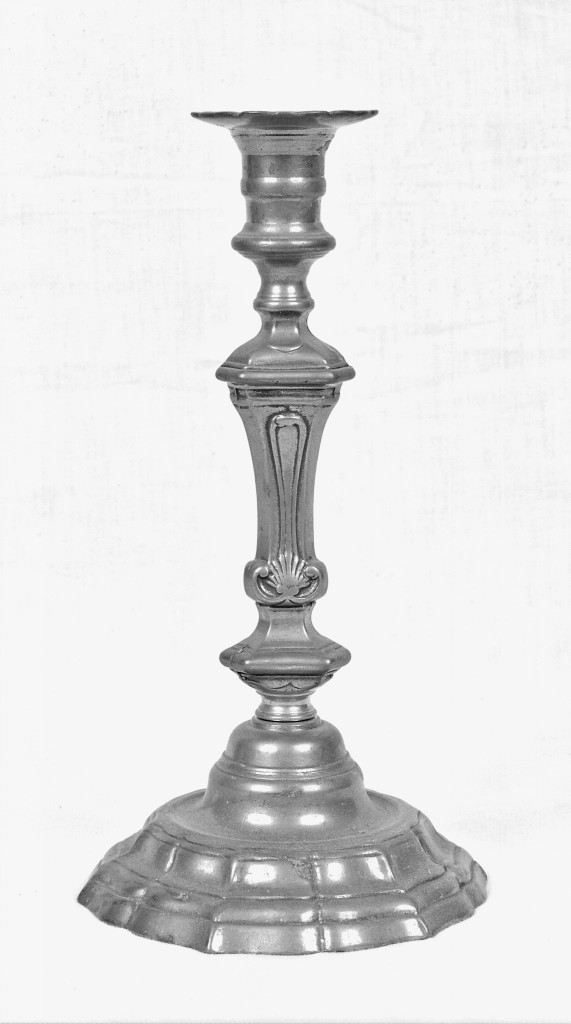 candeliere d'altare - produzione emiliana (sec. XVIII)