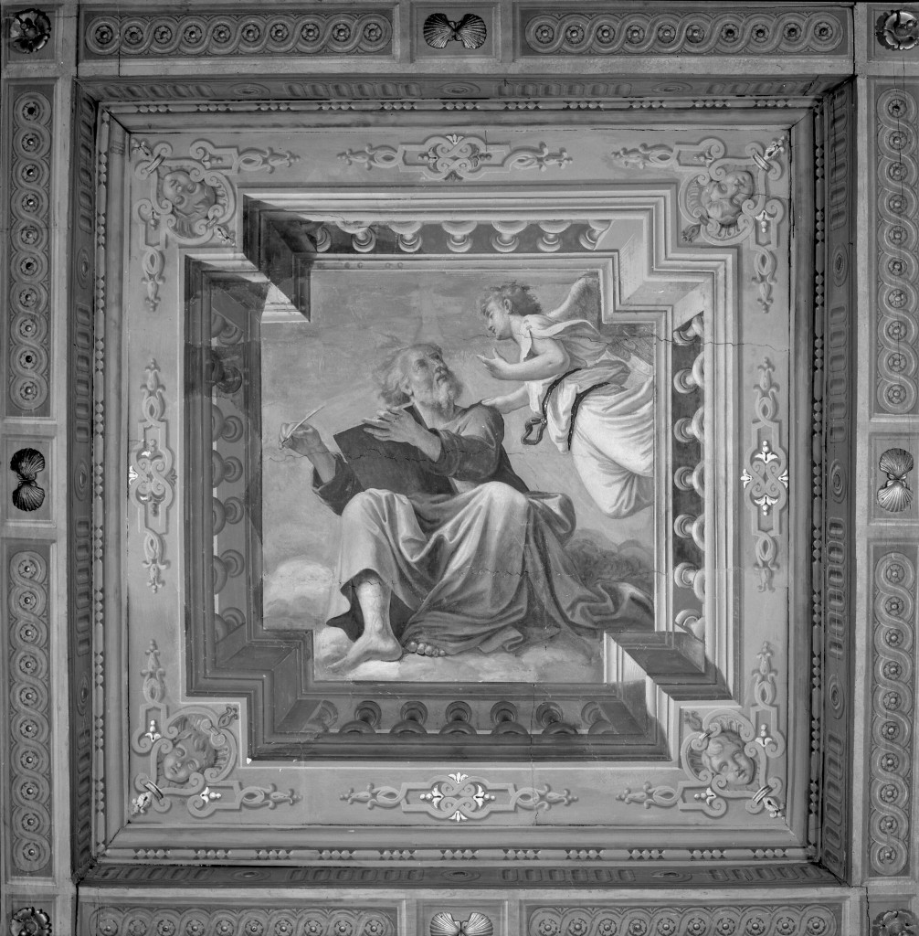 San Matteo (dipinto, elemento d'insieme) di Massari Lucio (sec. XVII)