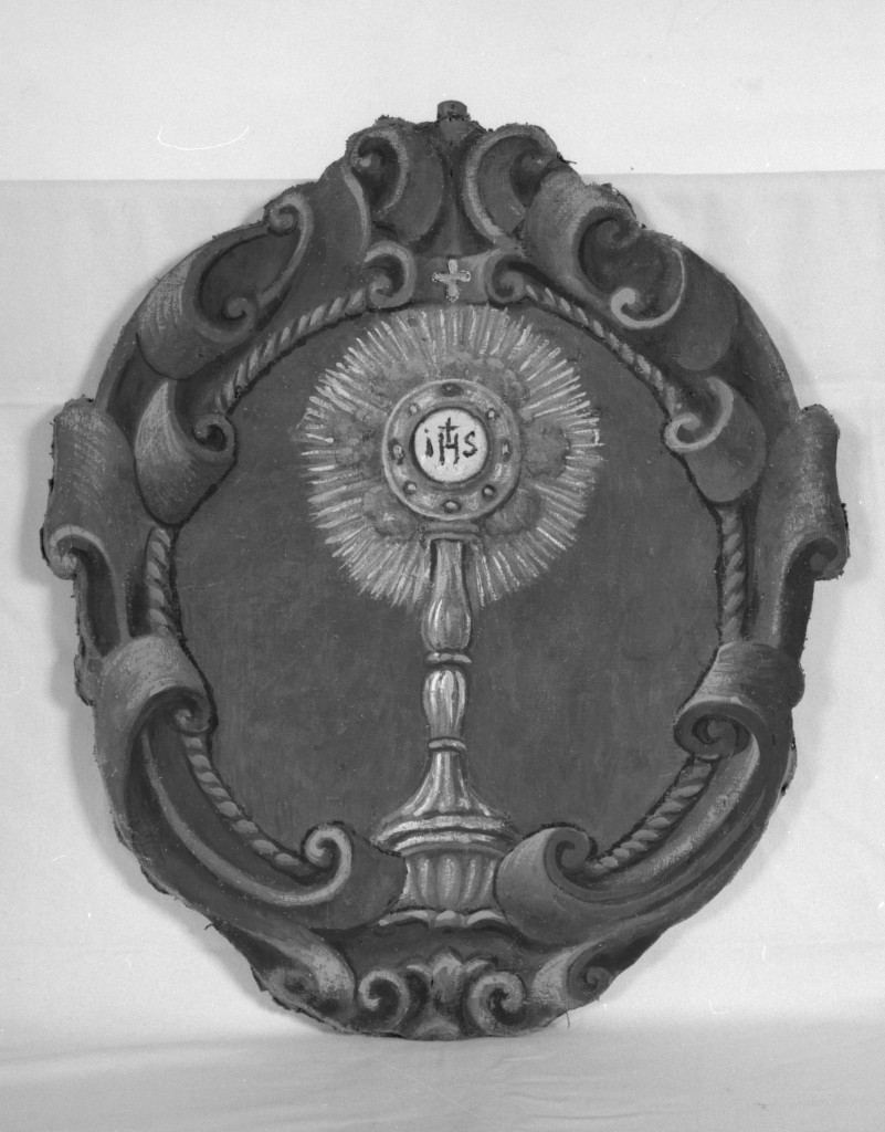 targa devozionale - manifattura bolognese (sec. XIX)