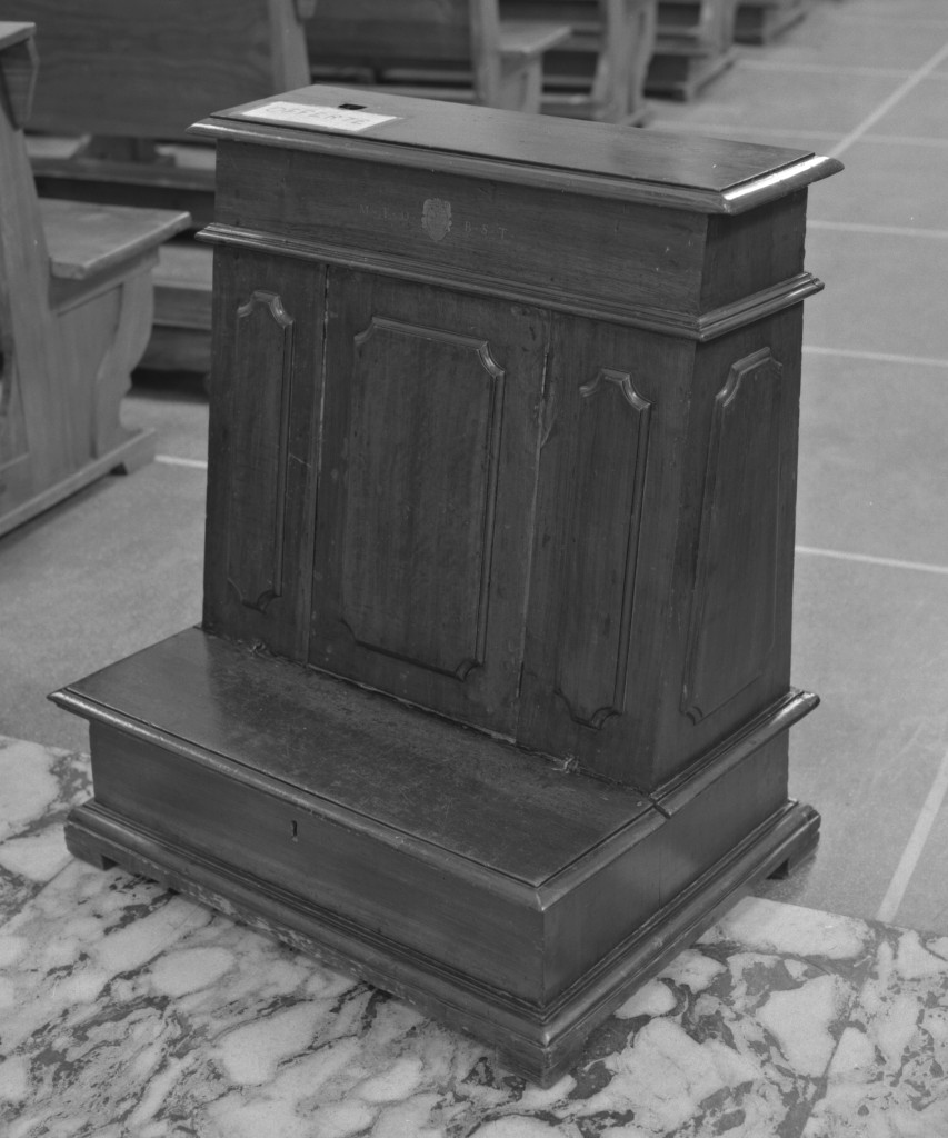 inginocchiatoio - manifattura bolognese (metà sec. XVII)