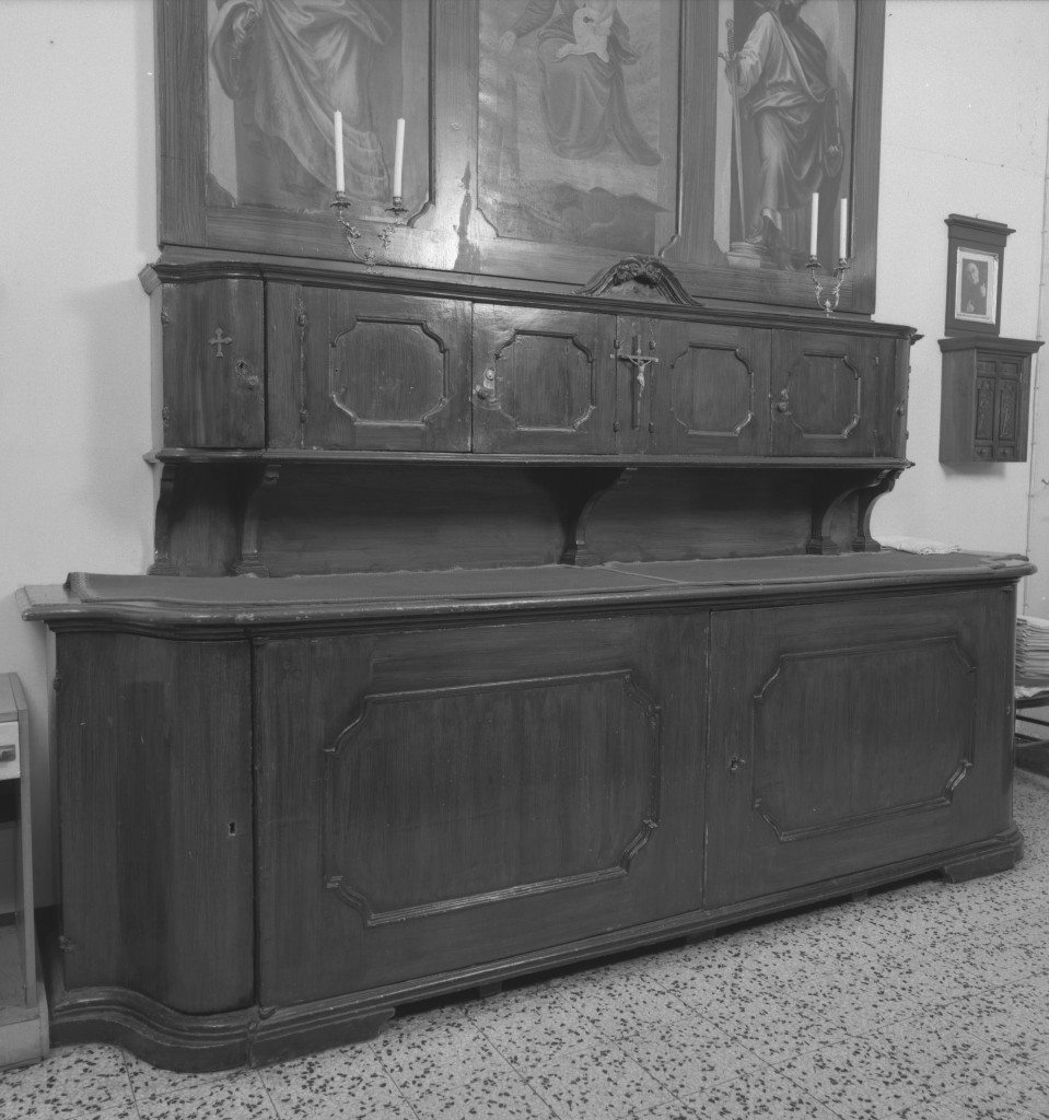 armadio da sacrestia - manifattura emiliana (seconda metà sec. XVIII)