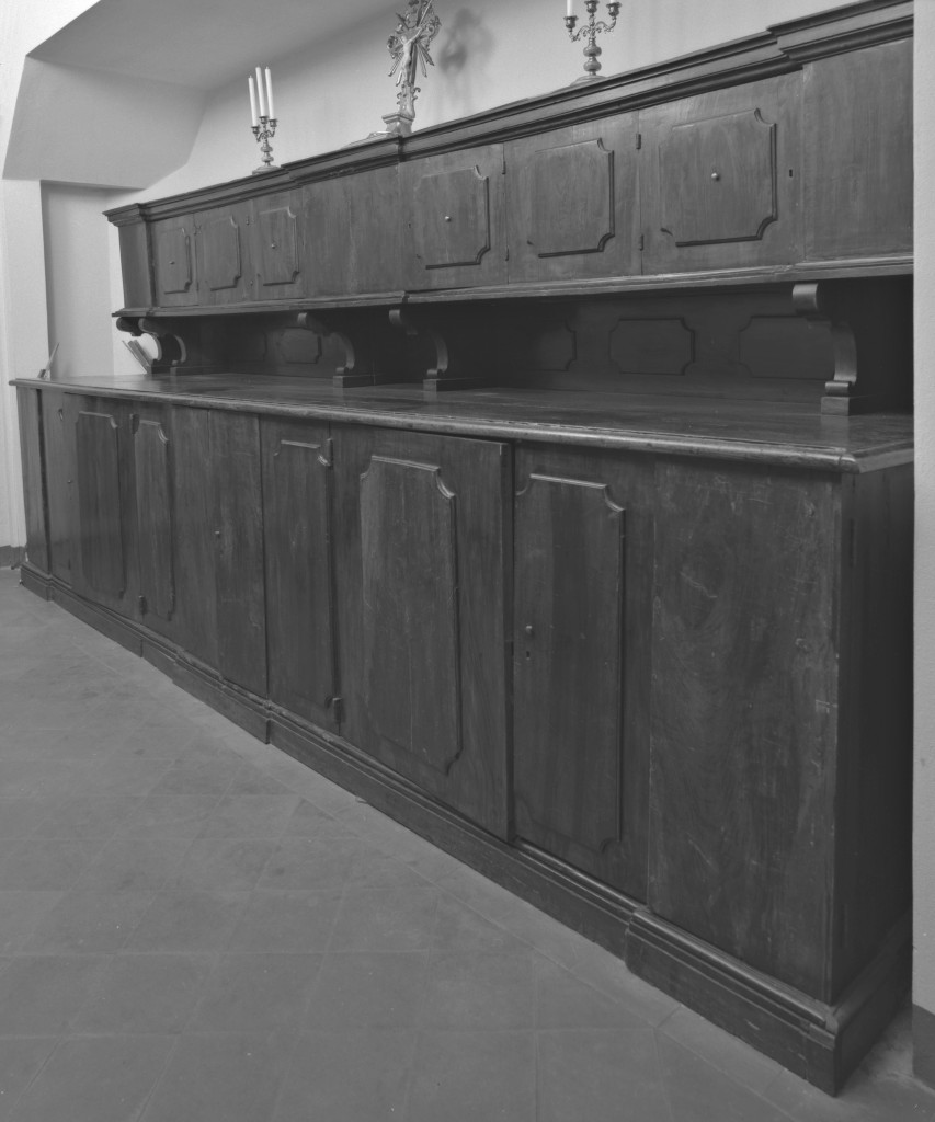 armadio da sacrestia - manifattura emiliana (seconda metà sec. XVII)