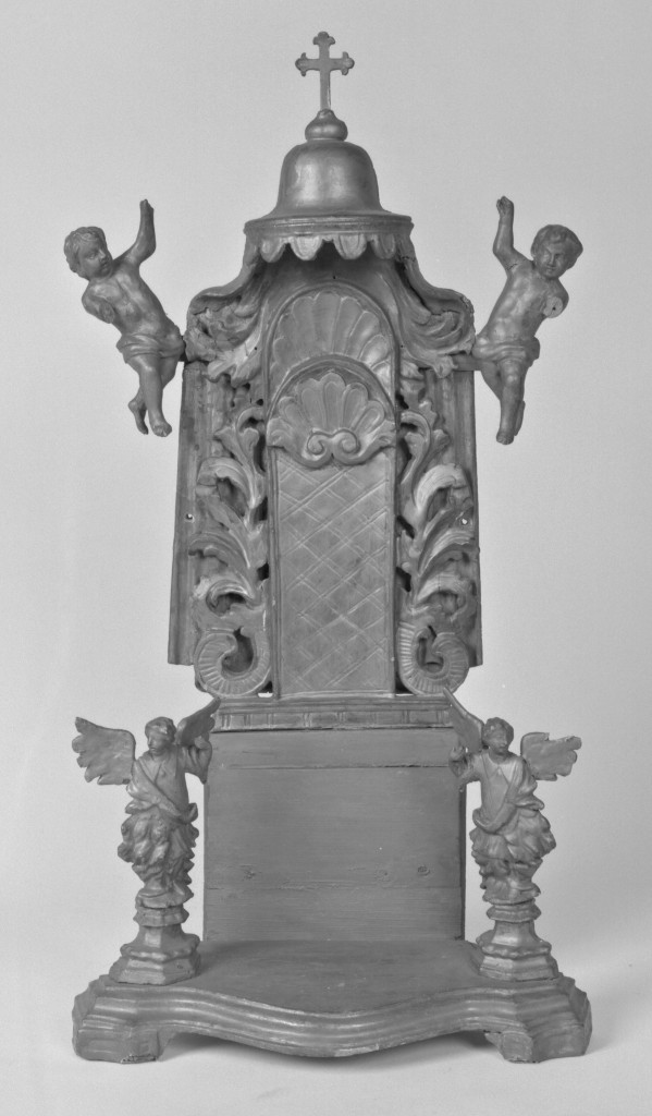 tronetto per esposizione eucaristica - manifattura emiliana (secc. XVIII/ XIX)