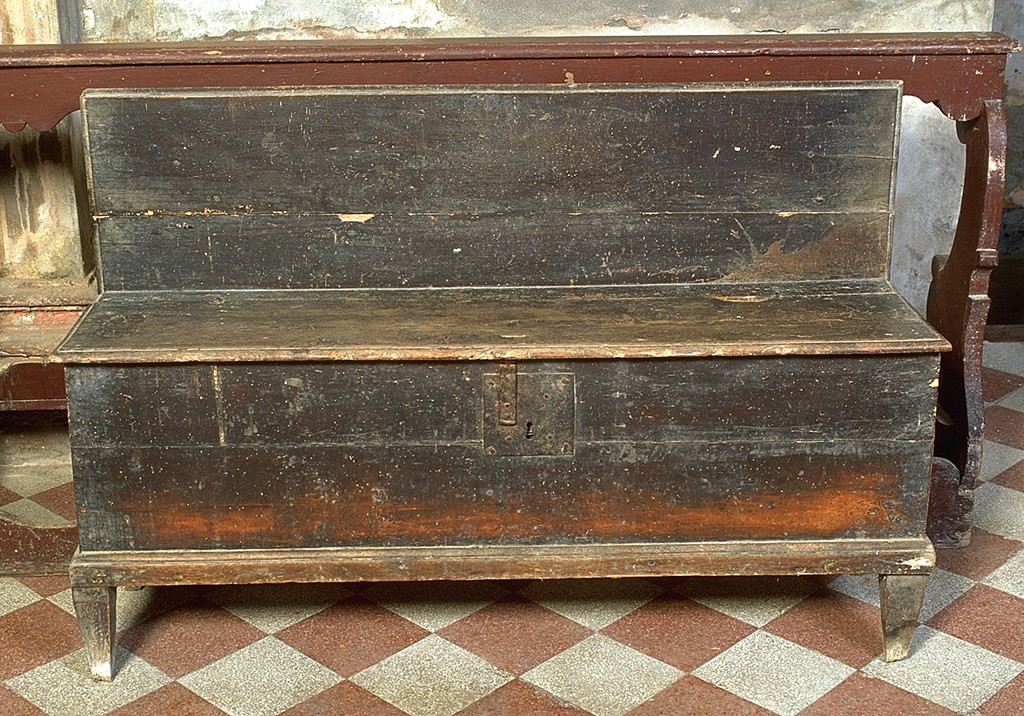 panca - manifattura ferrarese (inizio sec. XIX)