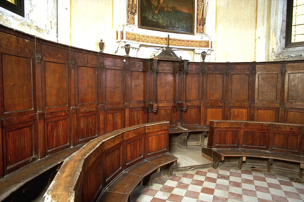 stalli del coro - manifattura ferrarese (sec. XIX)