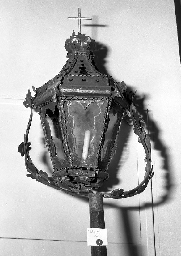 lanterna processionale, serie - bottega emiliano-romagnola (sec. XVIII)