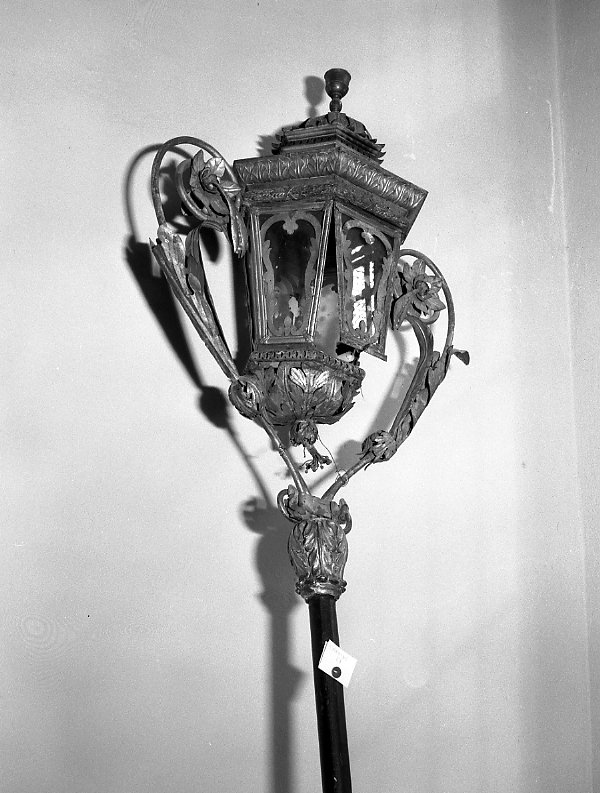 lanterna processionale, serie - bottega emiliano-romagnola (sec. XVIII)