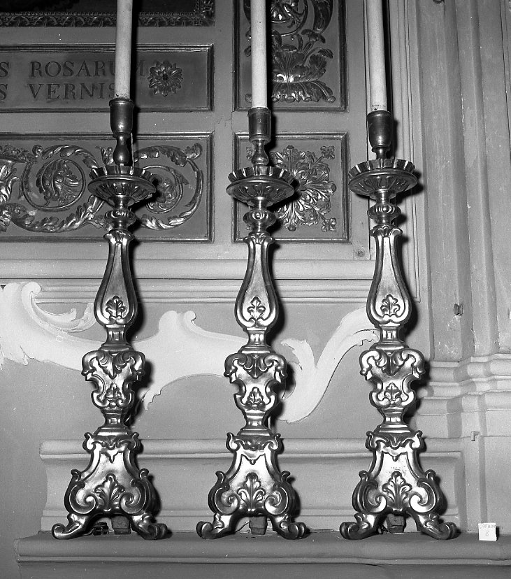 candeliere, serie - bottega emiliano-romagnola (sec. XVIII)