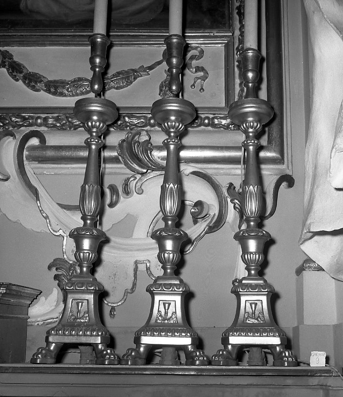 candeliere - bottega emiliano-romagnola (sec. XIX)