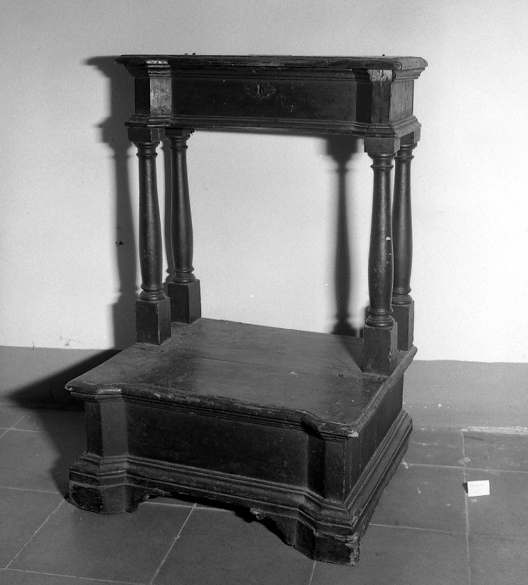 inginocchiatoio - bottega emiliano-romagnola (sec. XIX)