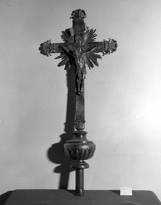 croce processionale - bottega emiliano-romagnola (sec. XVIII)