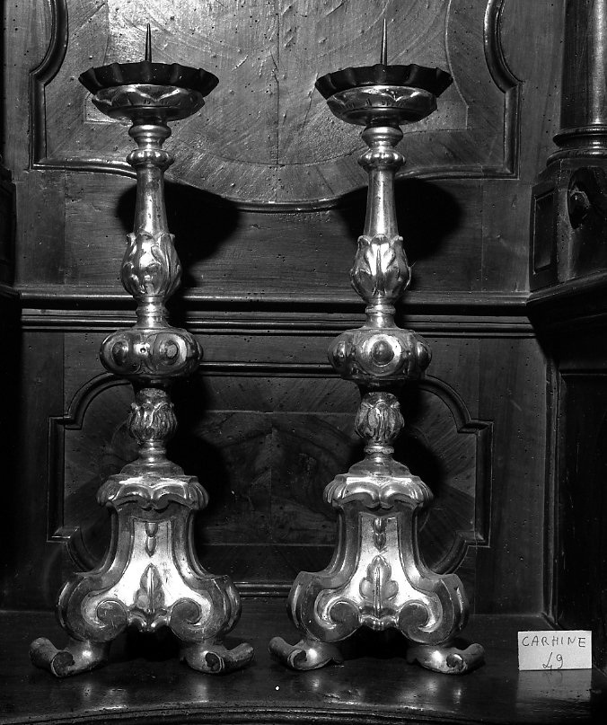 candeliere, serie - bottega emiliano-romagnola (sec. XVIII)