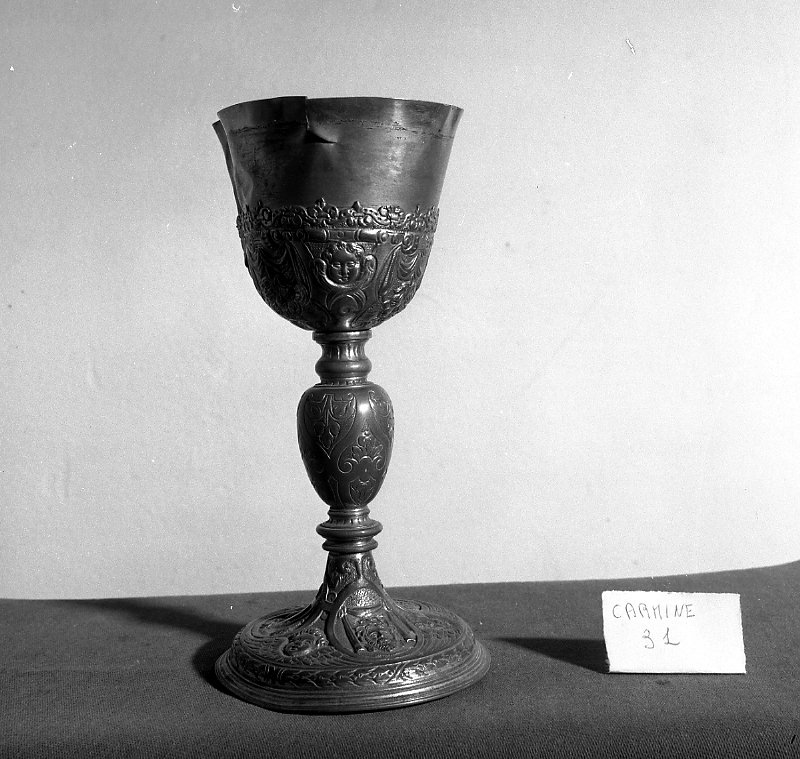 calice - bottega emiliano-romagnola (sec. XVII)