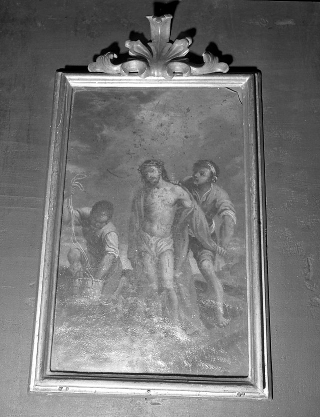 arrivo al Golgota (dipinto, elemento d'insieme) di Righini Giuseppe (seconda metà sec. XVIII)