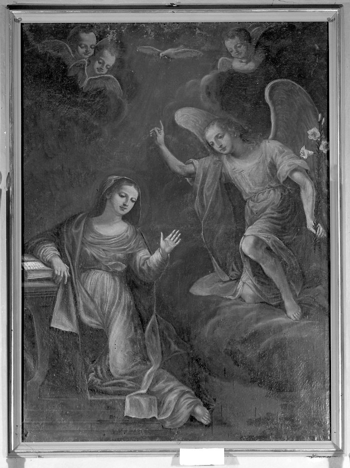 Annunciazione (dipinto) di Gottarelli Angelo (seconda metà sec. XVIII)