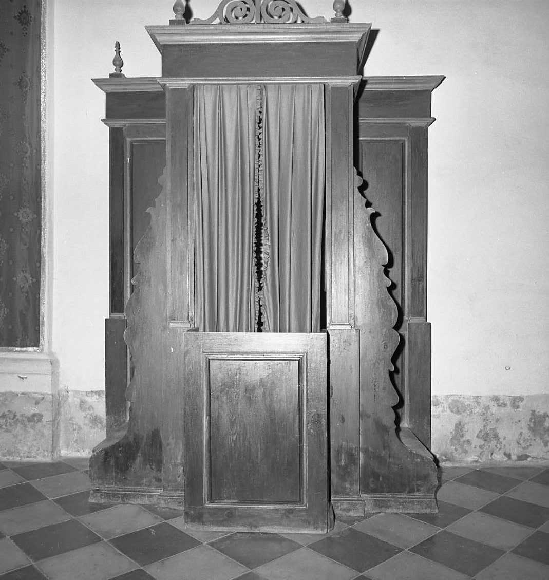 confessionale - bottega emiliano-romagnola (sec. XIX)