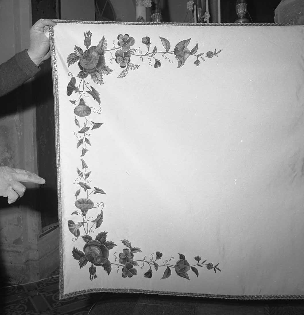 velo omerale - manifattura emiliana (metà sec. XIX)