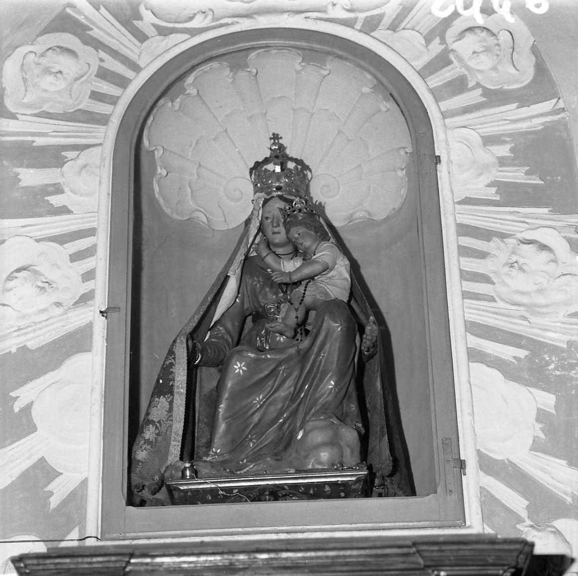 Madonna del Rosario (statua) - bottega emiliano-romagnola (sec. XIX)