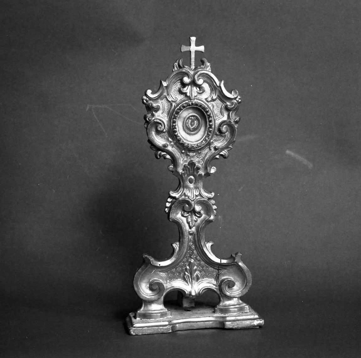 reliquiario - a ostensorio - bottega emiliano-romagnola (prima metà sec. XIX)