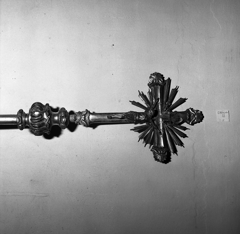 croce processionale - bottega emiliano-romagnola (sec. XVIII)