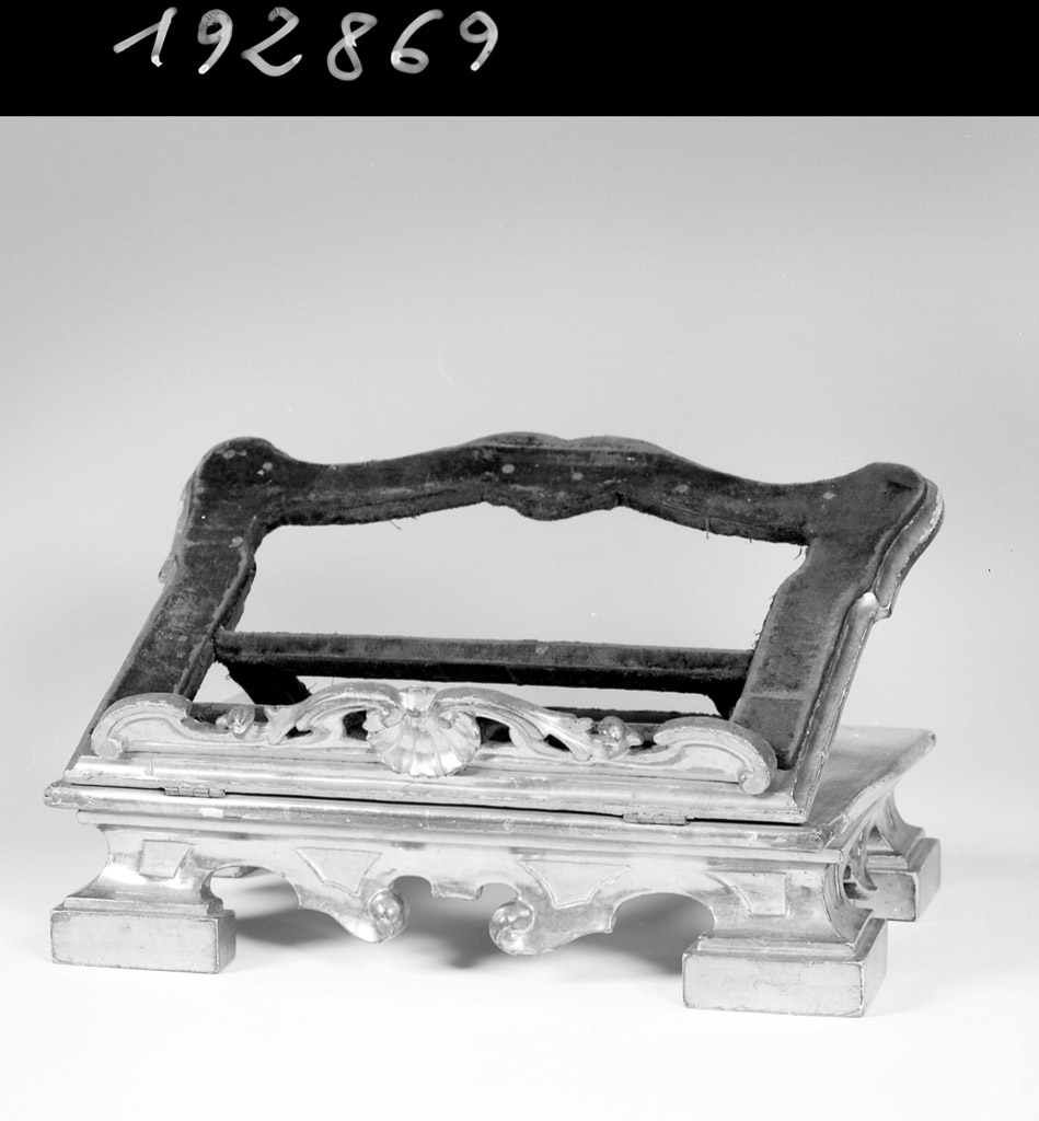 leggio - manifattura emiliana (secc. XVIII/ XIX)