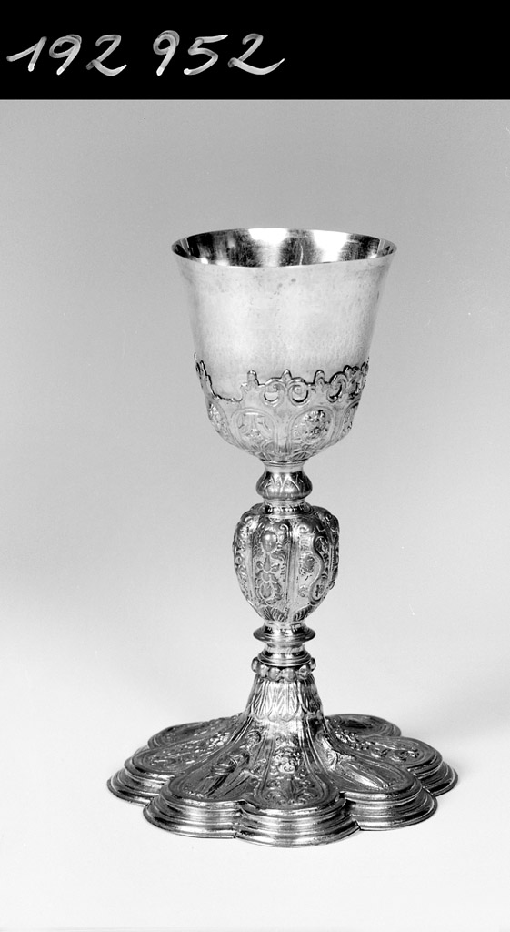 calice - manifattura emiliana (secc. XVI/ XVII)