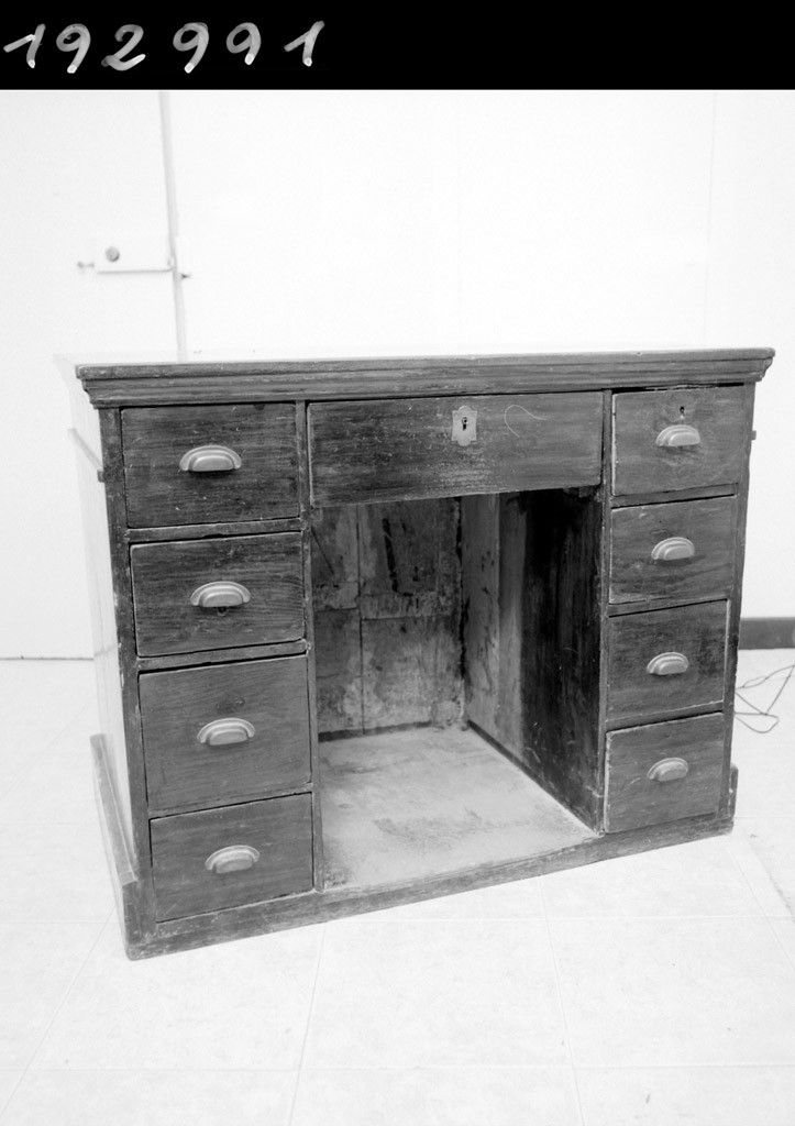 scrivania - manifattura emiliana (secc. XIX/ XX)