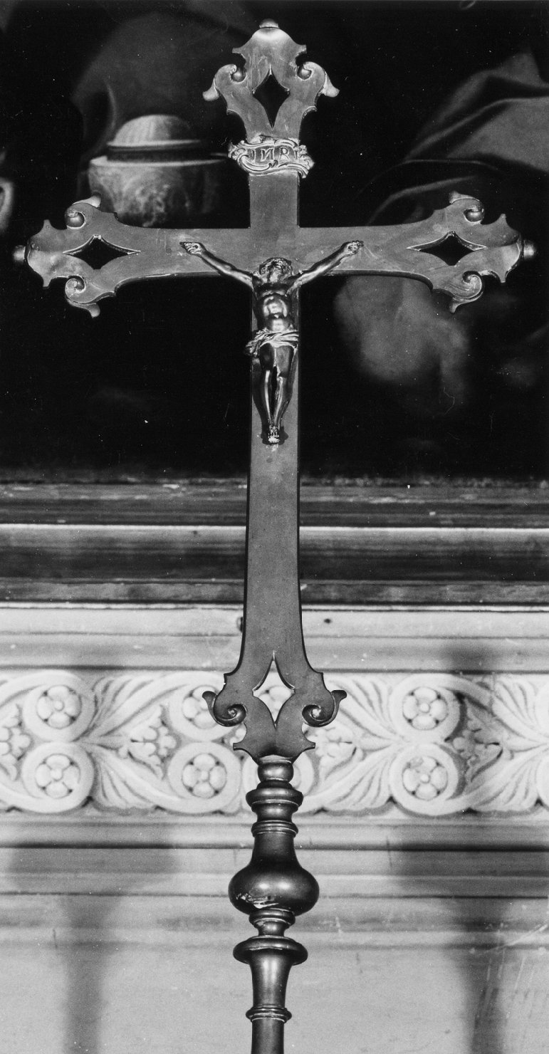 croce d'altare - manifattura bolognese (sec. XVIII)