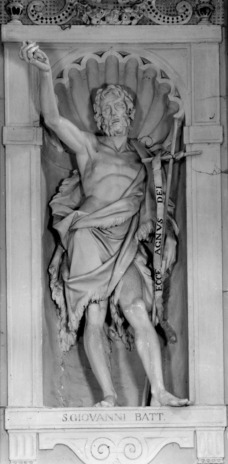 San Giovanni Battista (statua) di Mazza Giuseppe Maria (sec. XVII)