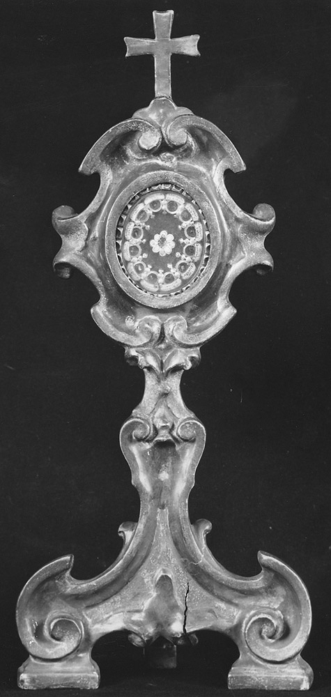 reliquiario - a ostensorio - ambito emiliano (secc. XVIII/ XIX)