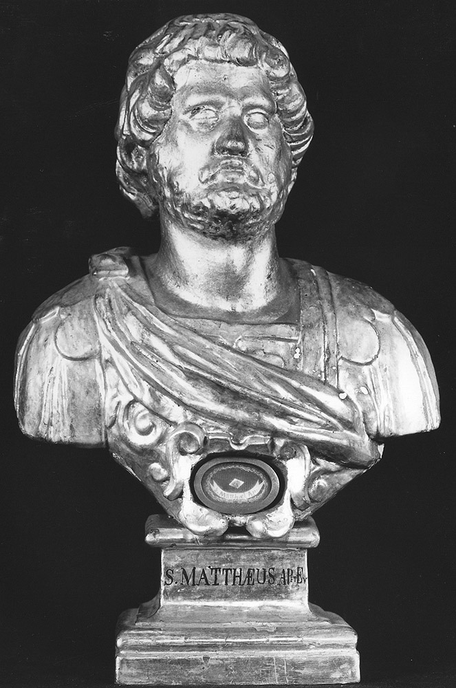San Matteo (reliquiario - a busto) - ambito emiliano (secc. XVIII/ XIX)