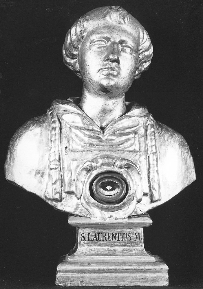 San Lorenzo (reliquiario - a busto) - ambito emiliano (secc. XVIII/ XIX)