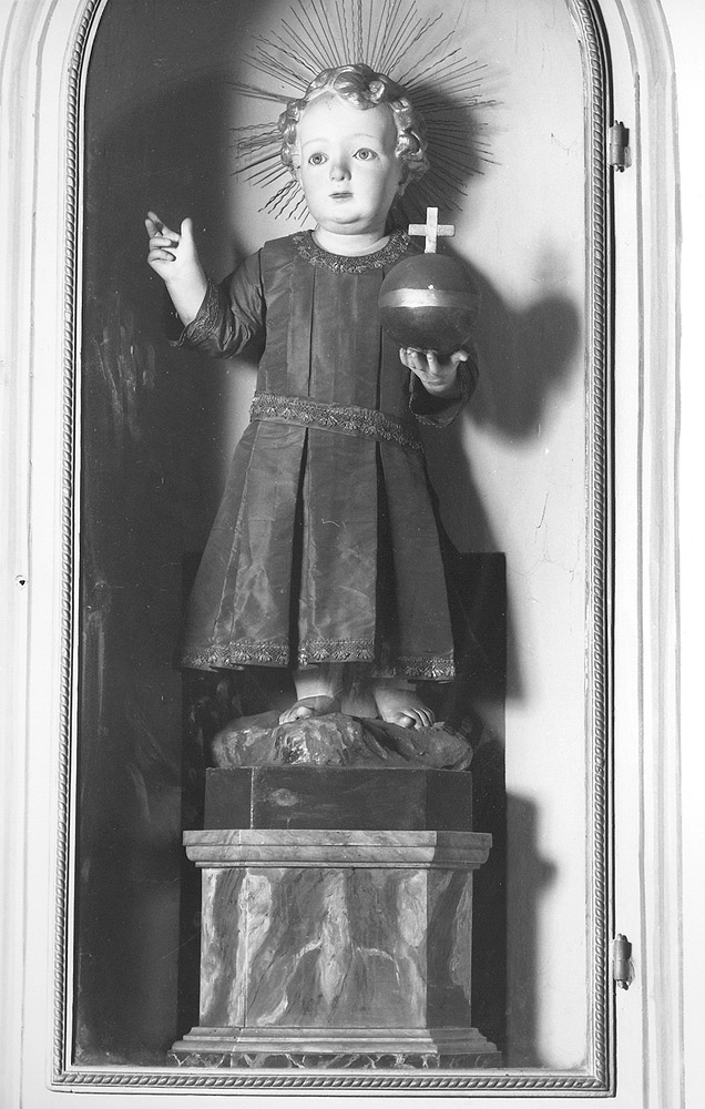 Santo Bambino di Praga, Gesù Bambino (statuetta devozionale) - ambito emiliano (primo quarto sec. XX)