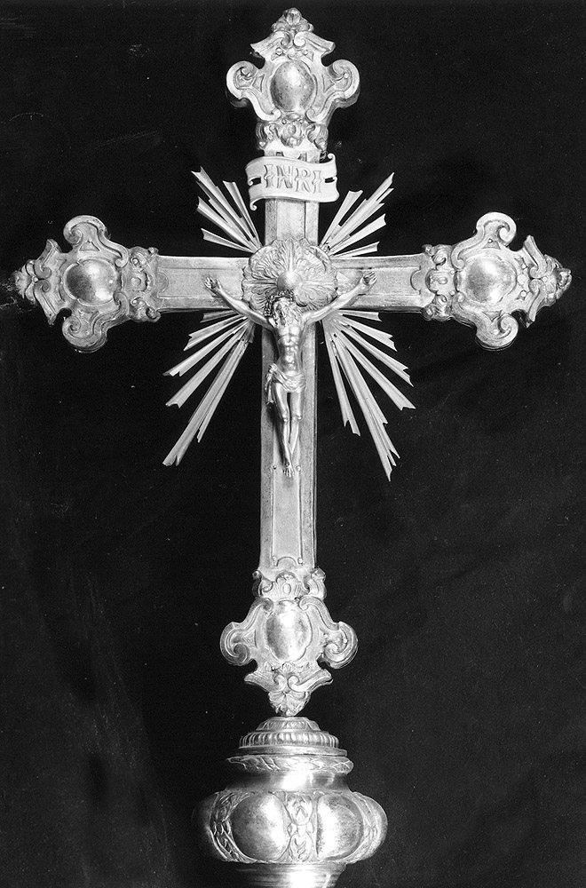 croce processionale - ambito emiliano (sec. XVIII)