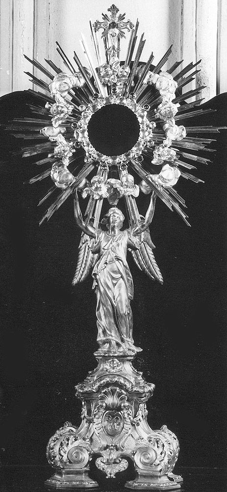 ostensorio - a raggiera - manifattura emiliana (sec. XVIII)