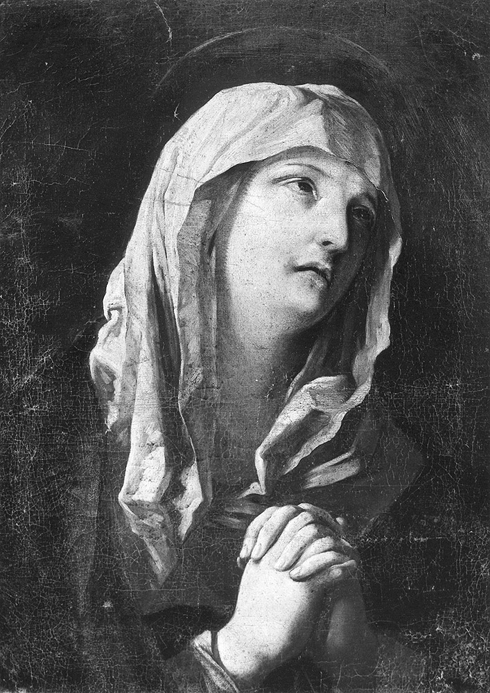Madonna addolorata (dipinto) di Gandolfi Mauro (maniera) (secc. XVII/ XIX)