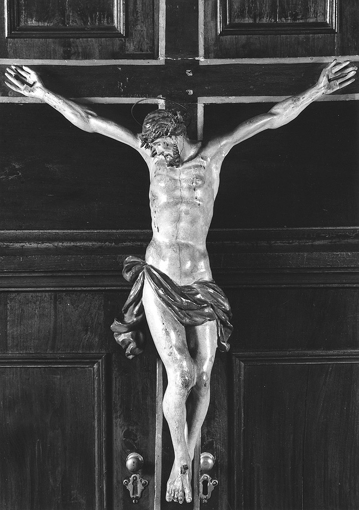 Cristo crocifisso (scultura) - manifattura emiliana (secc. XVIII/ XIX)