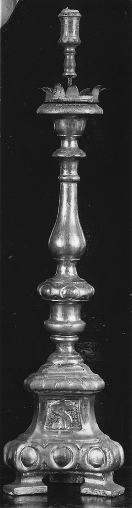 candeliere - manifattura emiliana (seconda metà sec. XVIII)