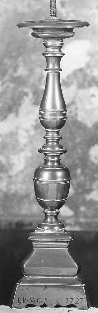 candeliere - manifattura emiliana (sec. XVIII)