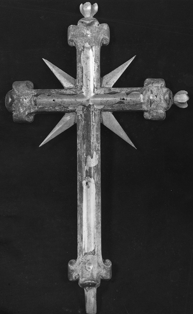 croce processionale - manifattura emiliana (secc. XVIII/ XIX)