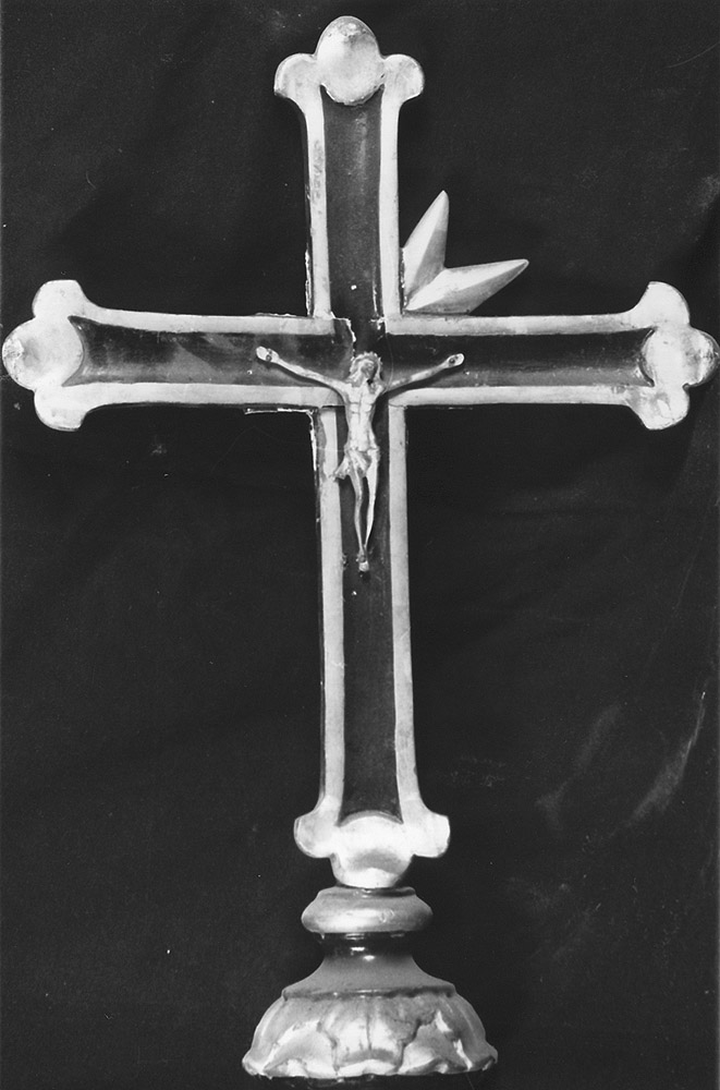 croce processionale - manifattura emiliana (secc. XVIII/ XIX)