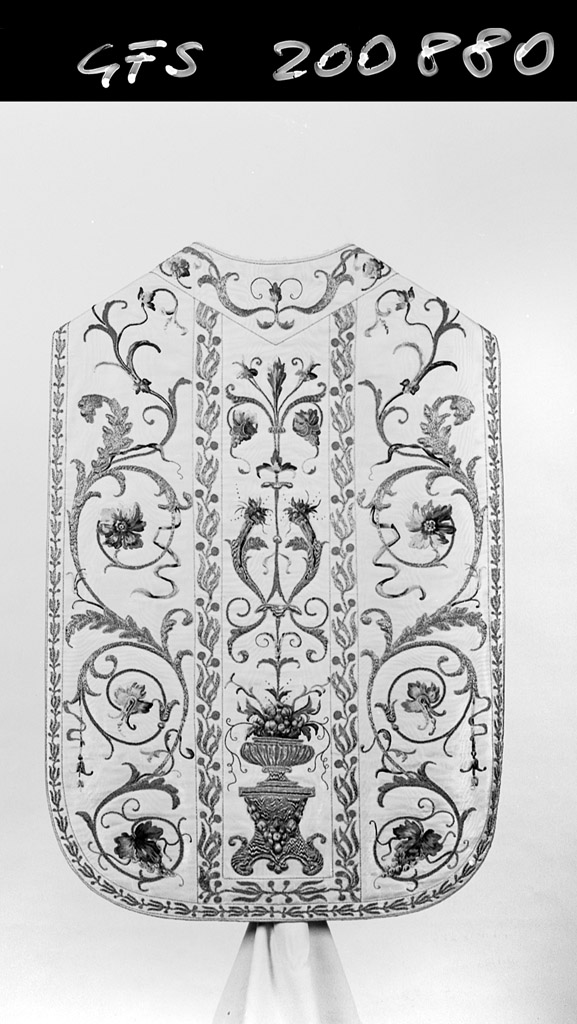 paramento liturgico, insieme - manifattura emiliana (metà sec. XIX)