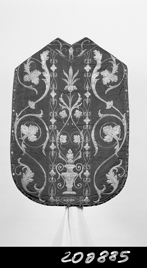 paramento liturgico, insieme - manifattura emiliana (seconda metà sec. XIX)